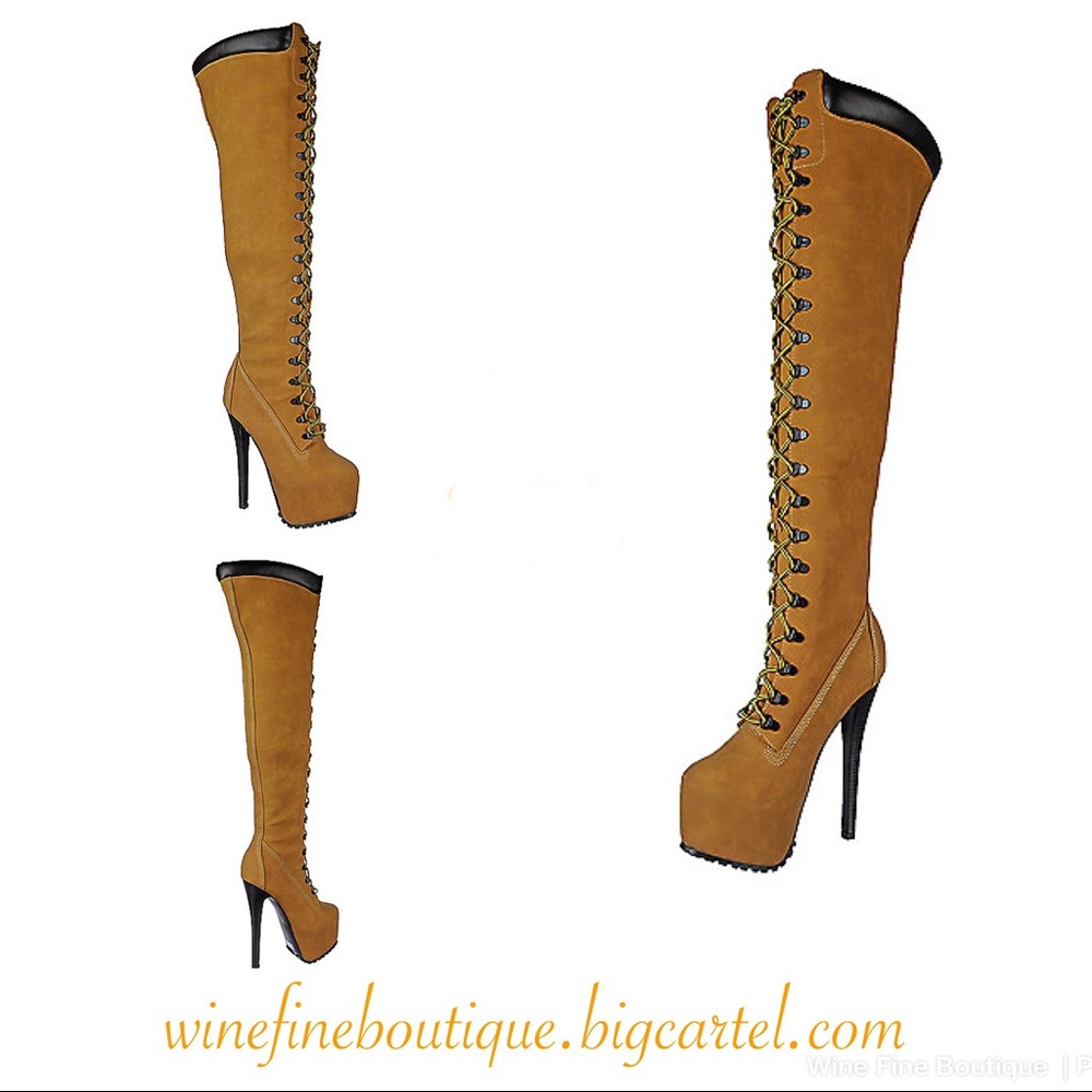Wheat Stiletto Boot
